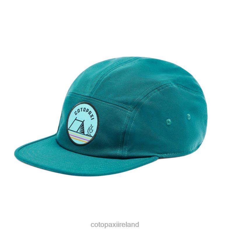 Camp Life 5-Panel Hat Unisex Cotopaxi Deep Ocean VPHP4159 Accessories