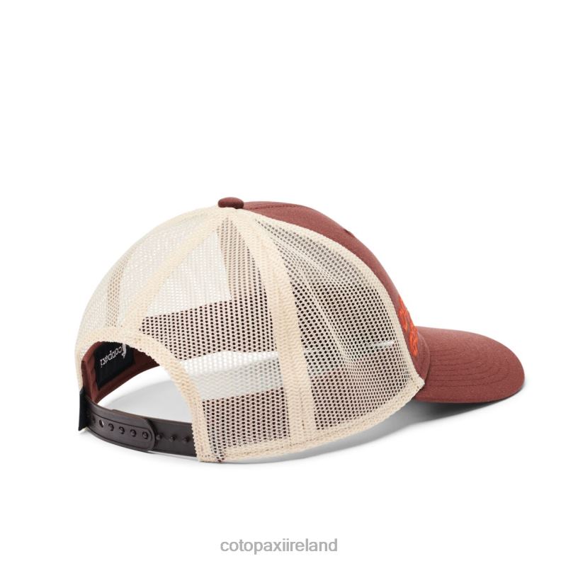 Do Good Trucker Hat Unisex Cotopaxi Chestnut VPHP4185 Accessories