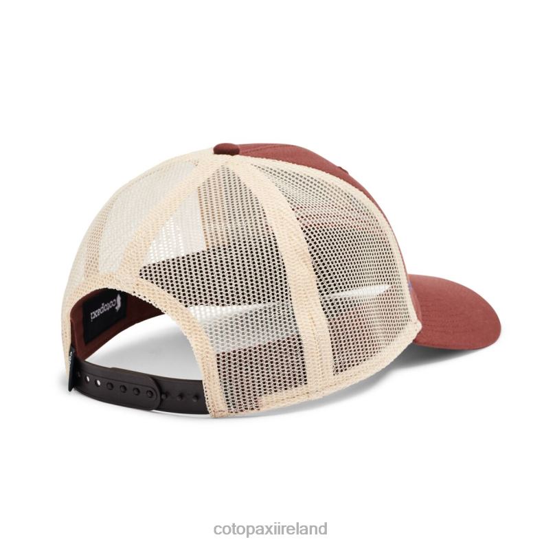 On the Horizon Trucker Hat Unisex Cotopaxi Chestnut VPHP4162 Accessories
