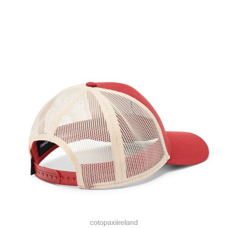 Sunny Side Trucker Hat Unisex Cotopaxi Currant VPHP4183 Accessories