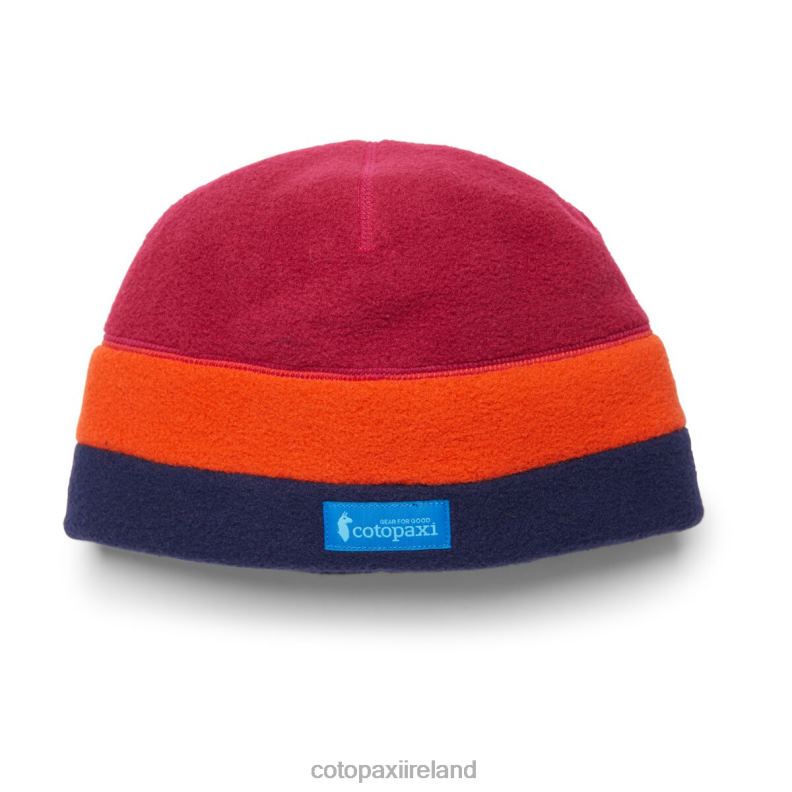 Teca Fleece Beanie Unisex Cotopaxi Raspberry Stripes VPHP4164 Accessories