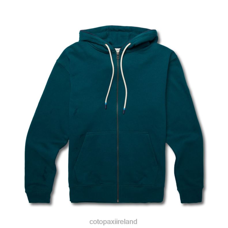 Do Good Organic Full-Zip Hoodie Men Cotopaxi Deep Ocean VPHP4138 Clothing