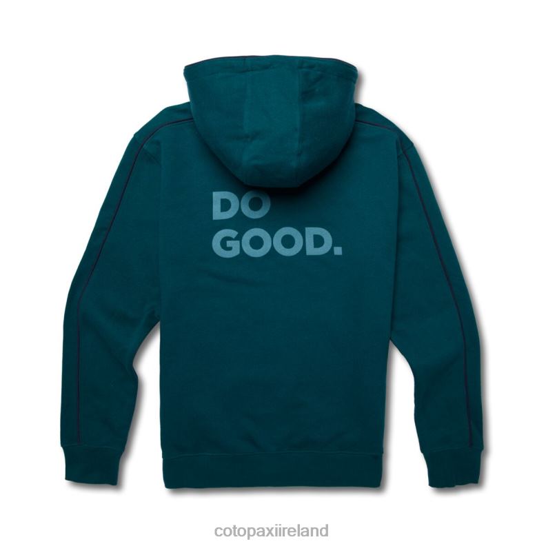 Do Good Organic Full-Zip Hoodie Men Cotopaxi Deep Ocean VPHP4138 Clothing