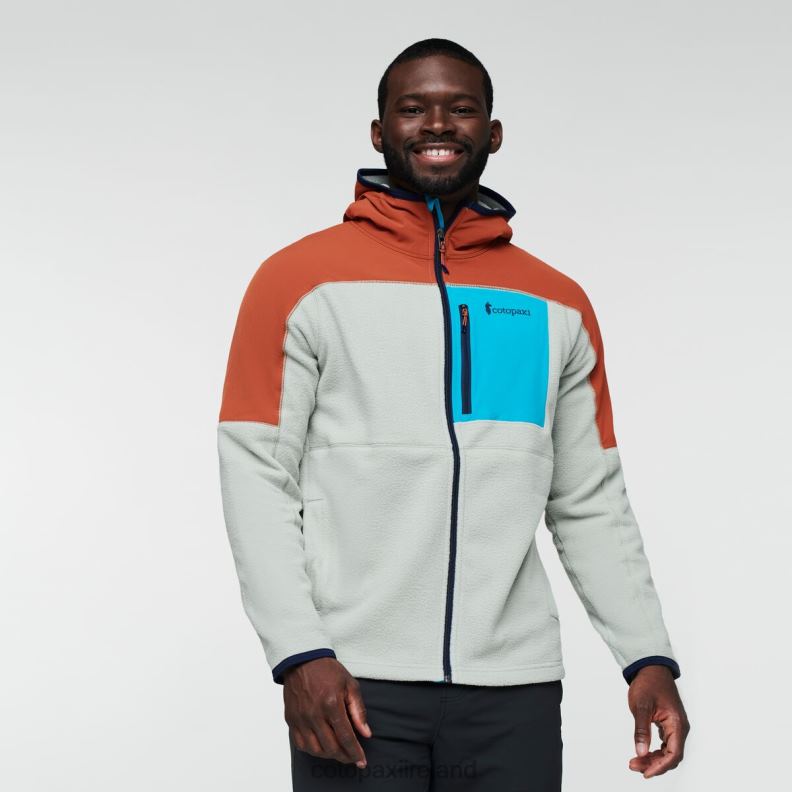 Abrazo Hooded Full-Zip Fleece Jacket Men Cotopaxi Spice/Brush VPHP4117 Clothing