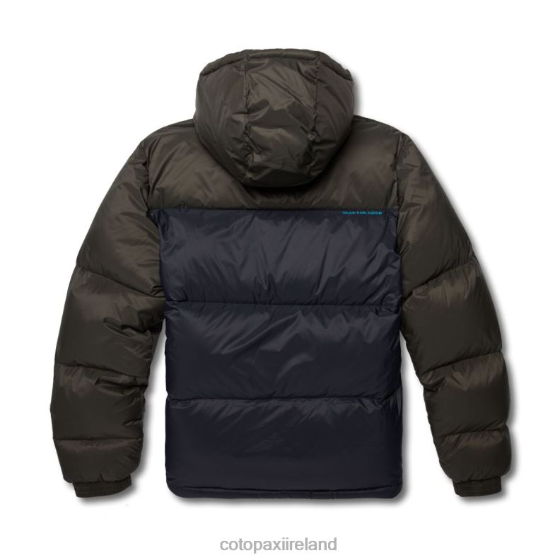 Solazo Down Hooded Jacket Men Cotopaxi Iron/Black VPHP493 Clothing