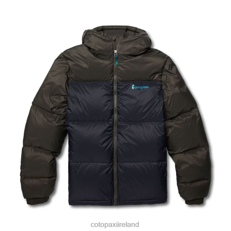 Solazo Down Hooded Jacket Men Cotopaxi Iron/Black VPHP493 Clothing