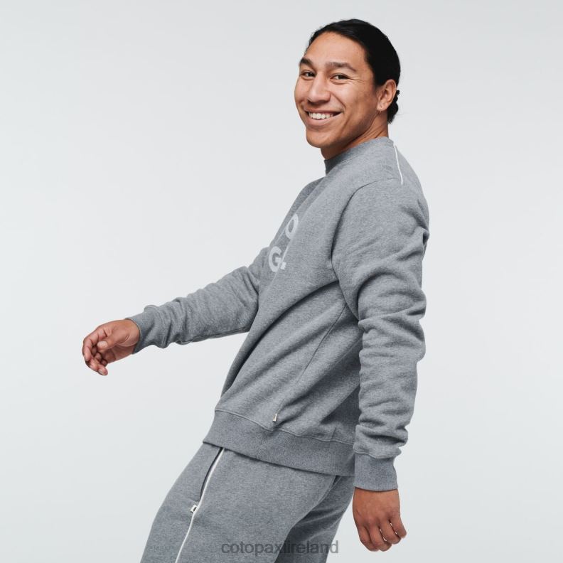 Do Good Crew Sweatshirt Men Cotopaxi Heather Grey VPHP4140 Clothing