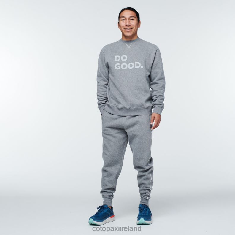 Do Good Crew Sweatshirt Men Cotopaxi Heather Grey VPHP4140 Clothing