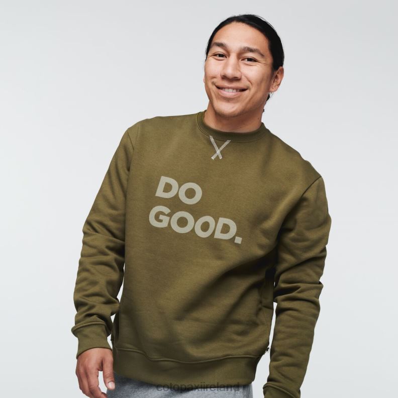 Do Good Crew Sweatshirt Men Cotopaxi Oak VPHP4142 Clothing