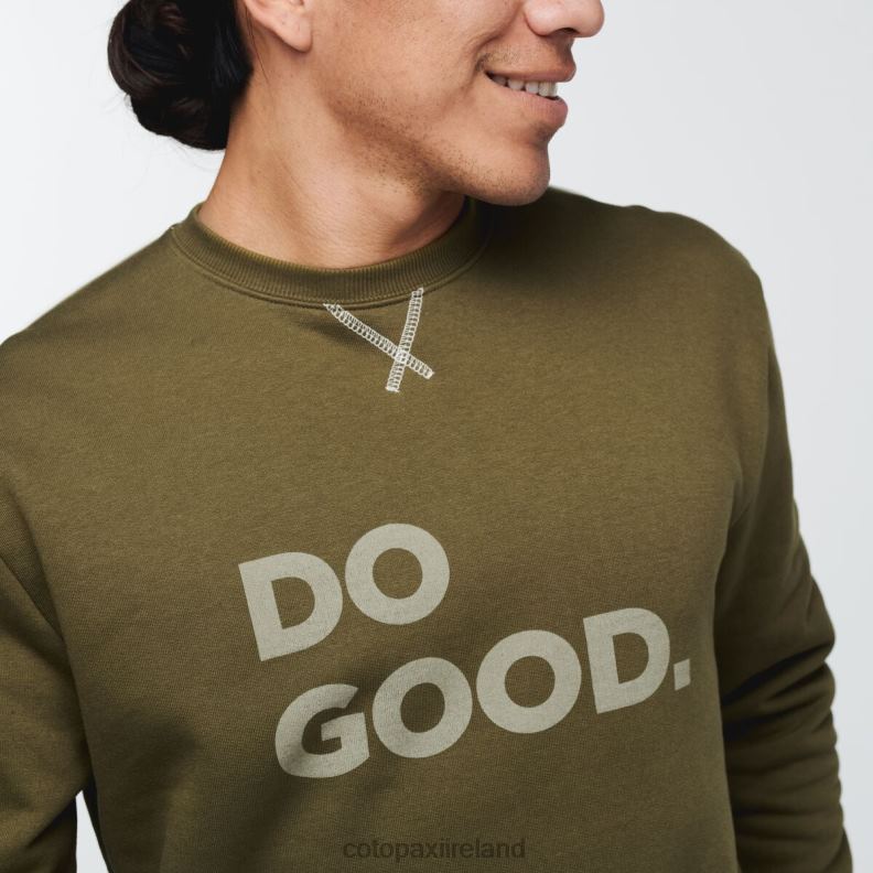 Do Good Crew Sweatshirt Men Cotopaxi Oak VPHP4142 Clothing