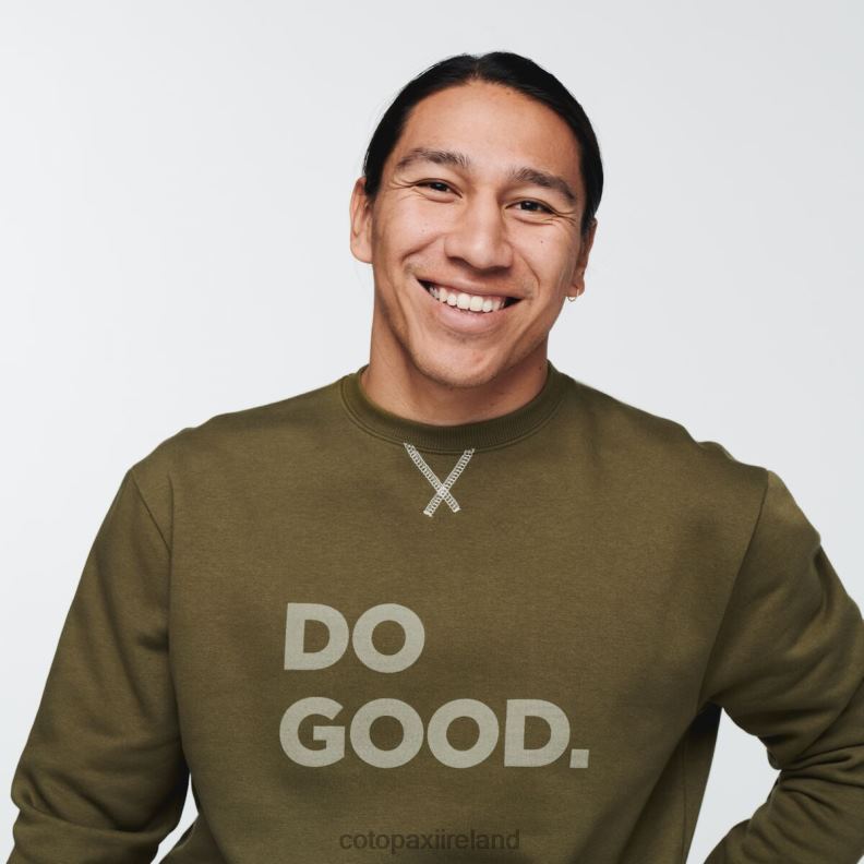 Do Good Crew Sweatshirt Men Cotopaxi Oak VPHP4142 Clothing