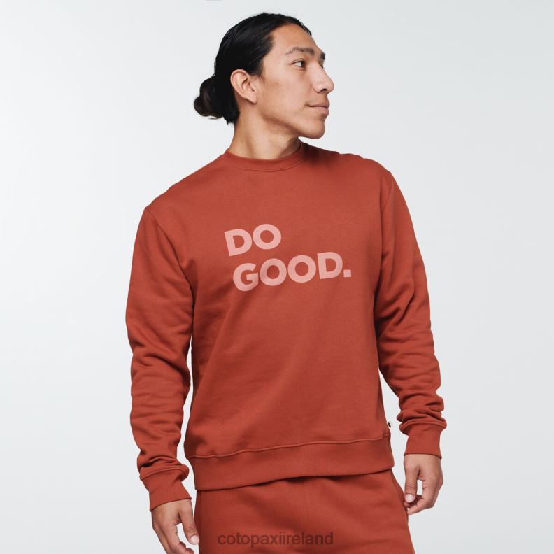 Do Good Crew Sweatshirt Men Cotopaxi Spice VPHP4145 Clothing