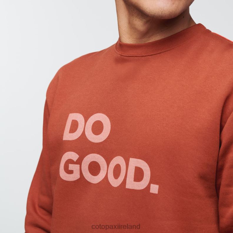 Do Good Crew Sweatshirt Men Cotopaxi Spice VPHP4145 Clothing