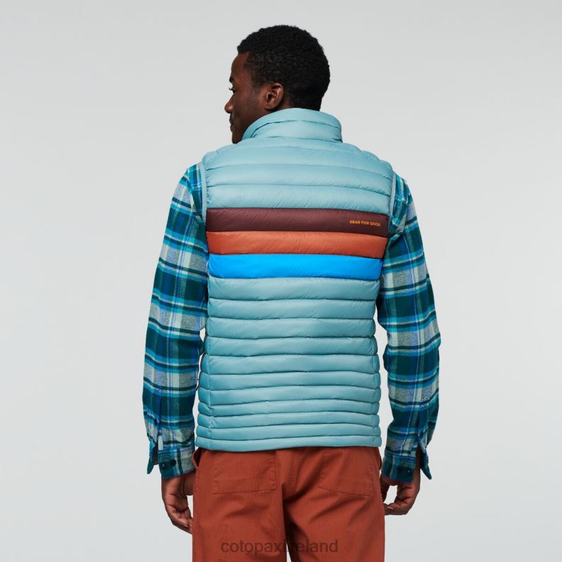 Fuego Down Vest Men Cotopaxi Bluegrass Stripes VPHP4128 Clothing