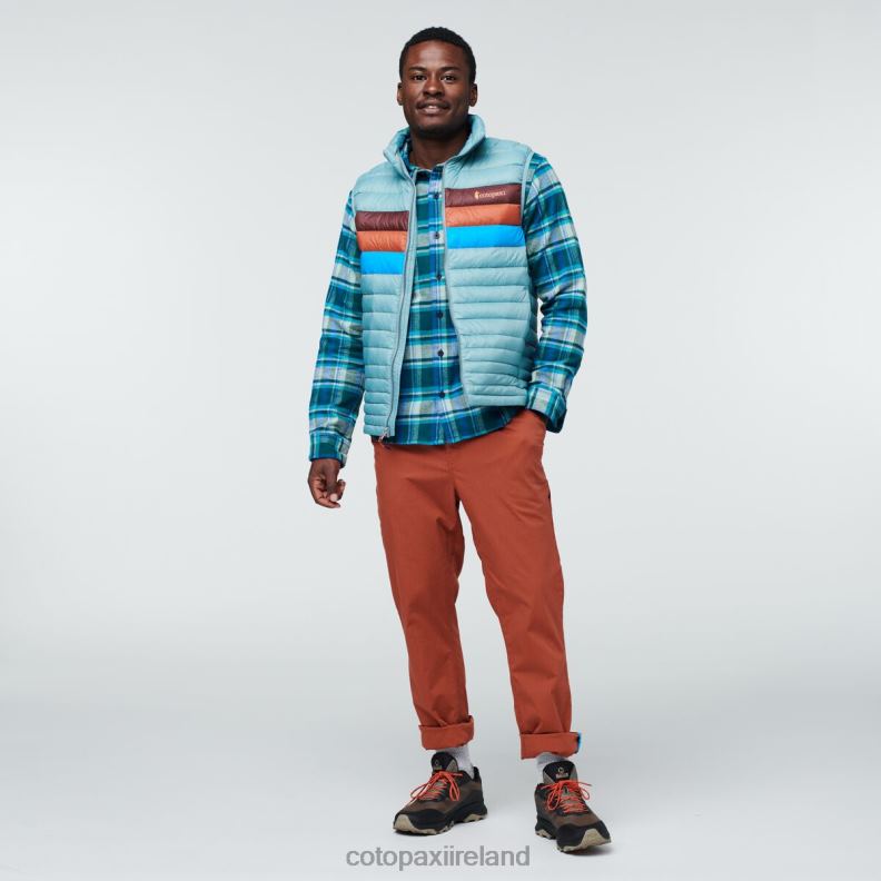 Fuego Down Vest Men Cotopaxi Bluegrass Stripes VPHP4128 Clothing