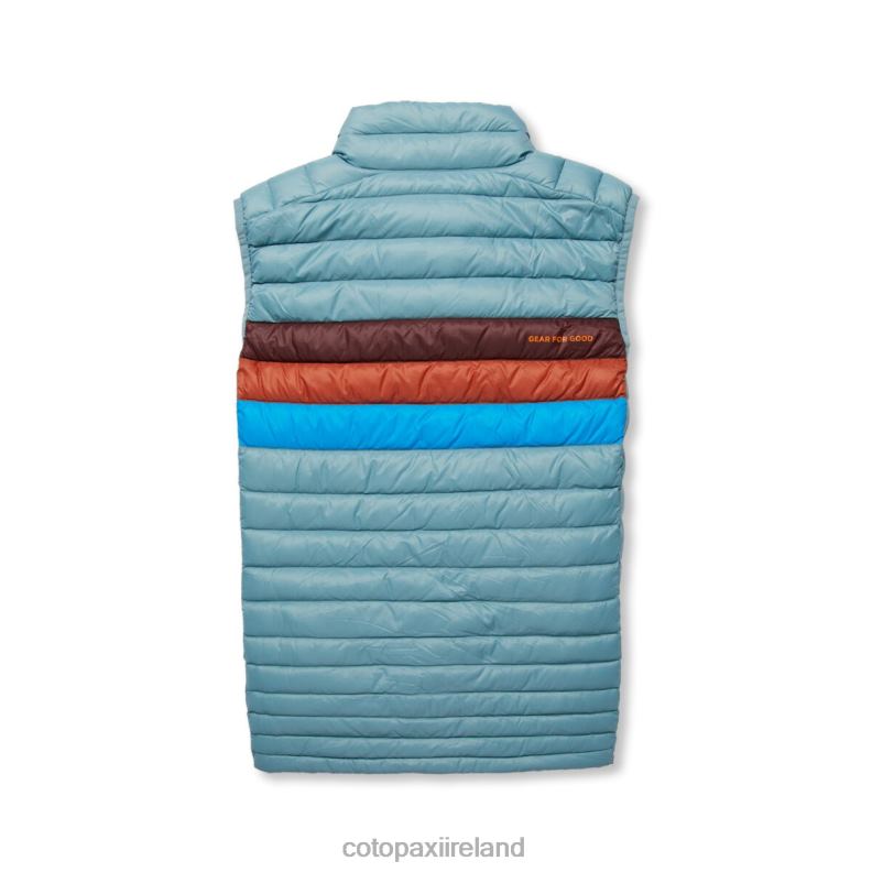 Fuego Down Vest Men Cotopaxi Bluegrass Stripes VPHP4128 Clothing