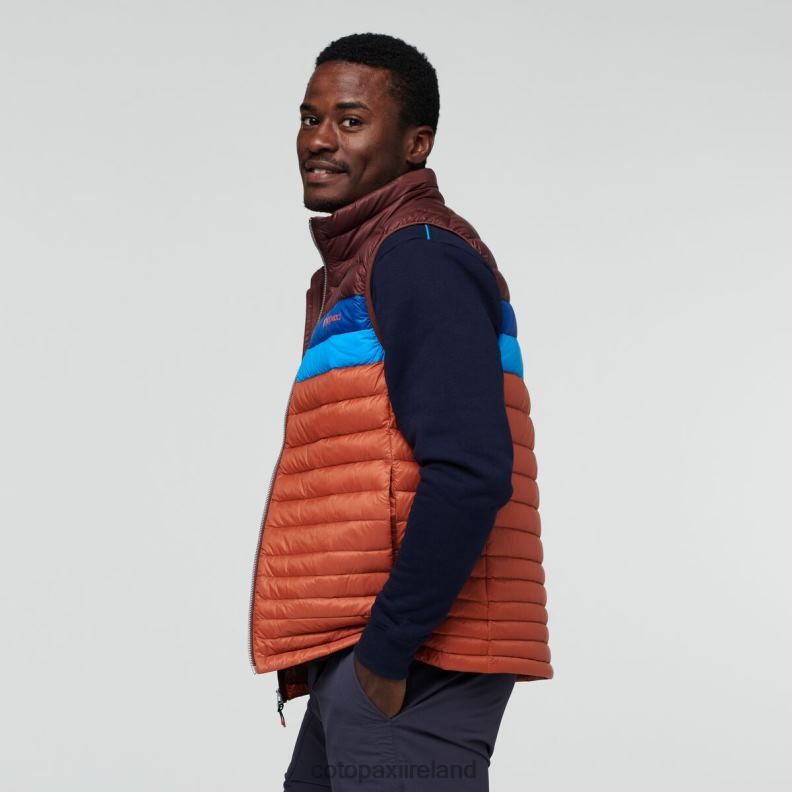 Fuego Down Vest Men Cotopaxi Chestnut/Spice VPHP4127 Clothing