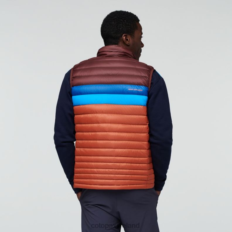 Fuego Down Vest Men Cotopaxi Chestnut/Spice VPHP4127 Clothing