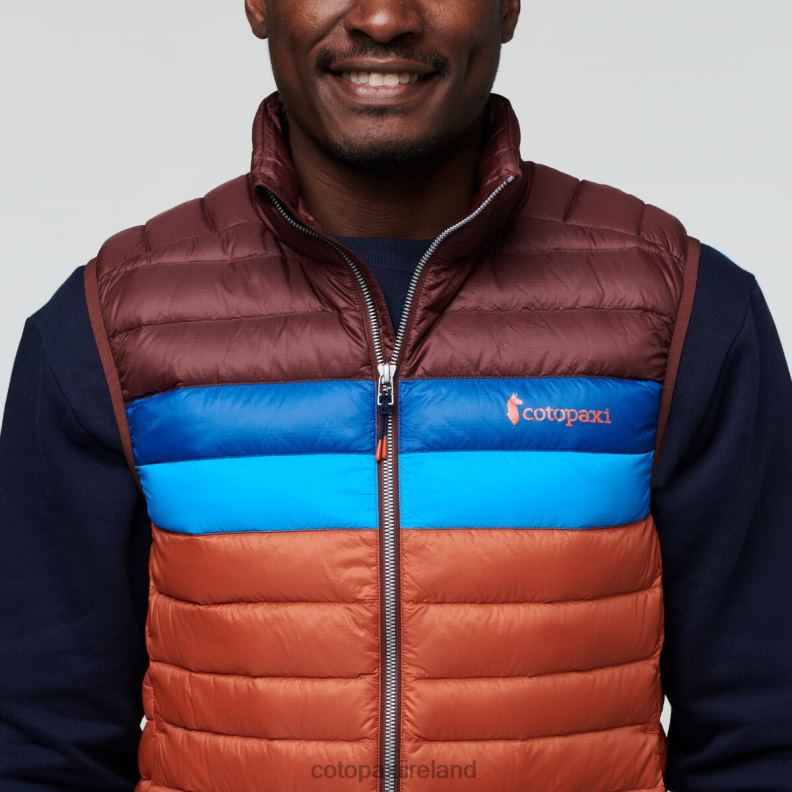 Fuego Down Vest Men Cotopaxi Chestnut/Spice VPHP4127 Clothing
