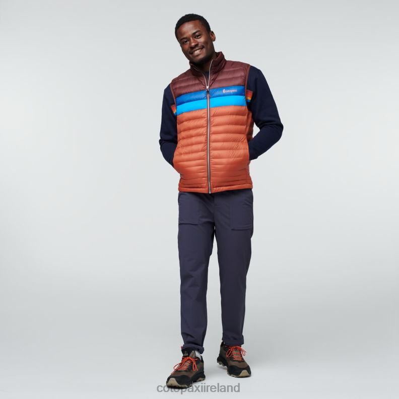 Fuego Down Vest Men Cotopaxi Chestnut/Spice VPHP4127 Clothing