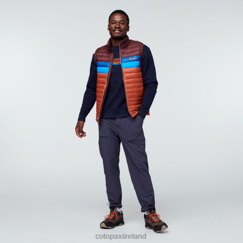 Fuego Down Vest Men Cotopaxi Chestnut/Spice VPHP4127 Clothing
