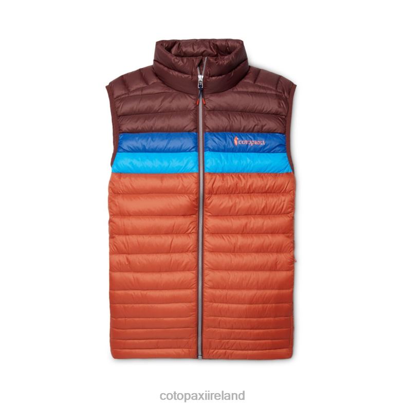 Fuego Down Vest Men Cotopaxi Chestnut/Spice VPHP4127 Clothing
