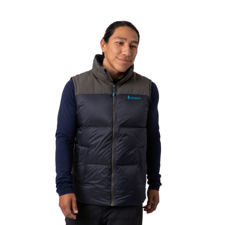 Solazo Down Vest Men Cotopaxi Iron/Black VPHP4134 Clothing