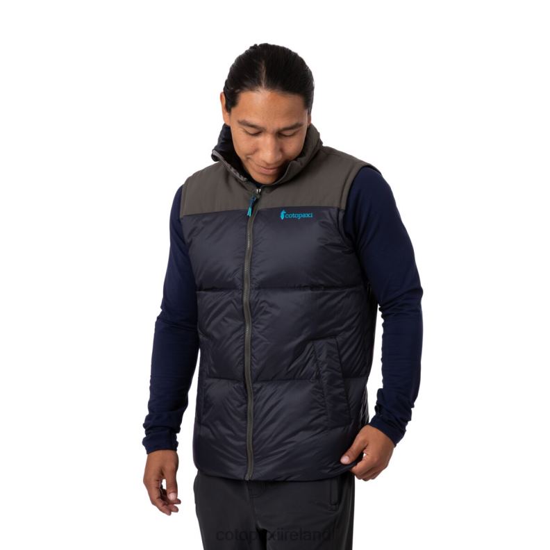 Solazo Down Vest Men Cotopaxi Iron/Black VPHP4134 Clothing