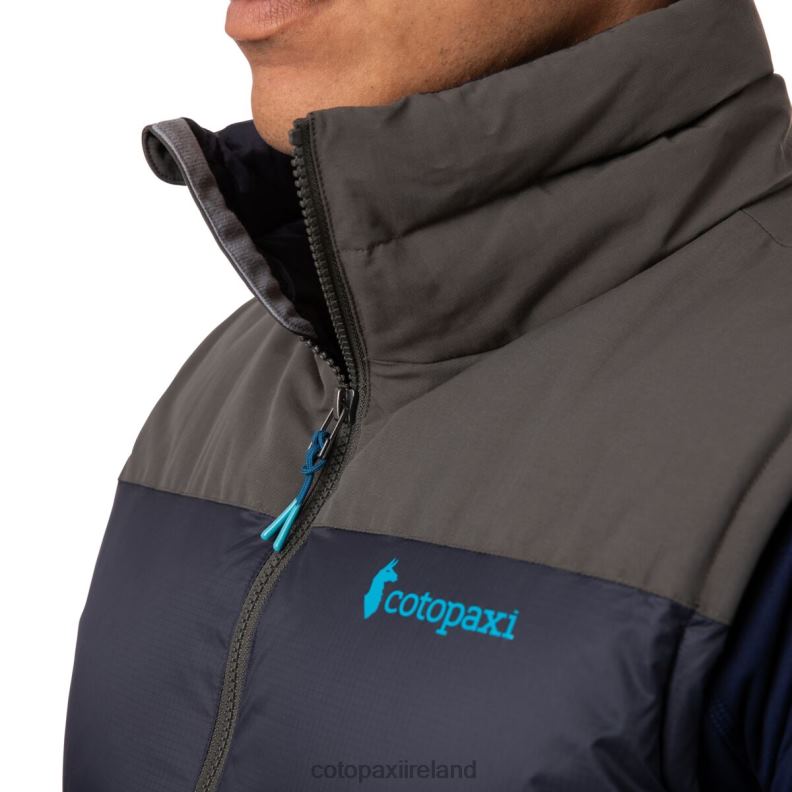 Solazo Down Vest Men Cotopaxi Iron/Black VPHP4134 Clothing