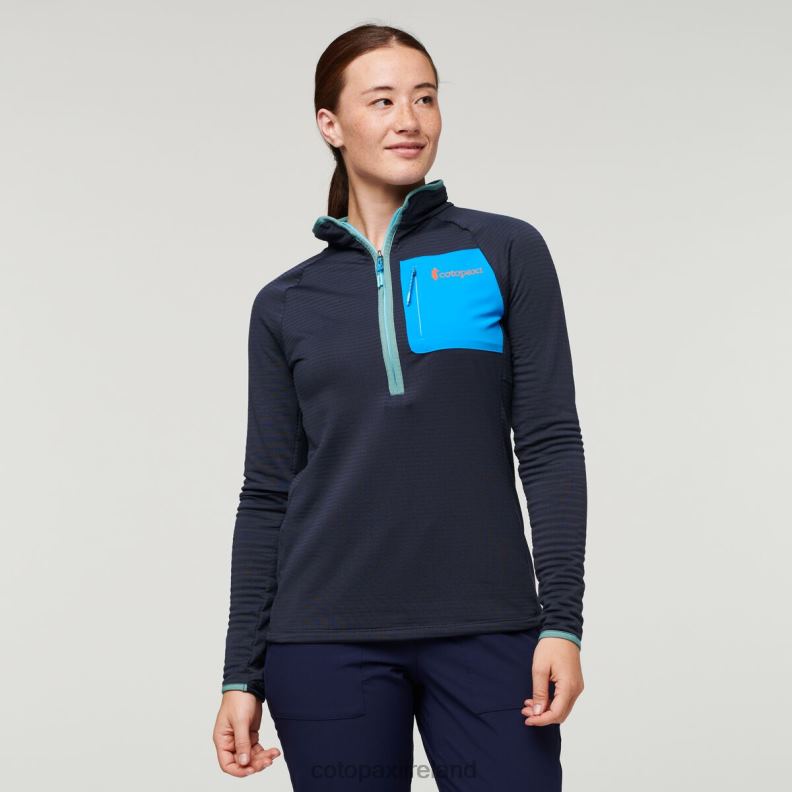Otero Fleece Half-Zip Pullover Women Cotopaxi Graphite VPHP422 Clothing