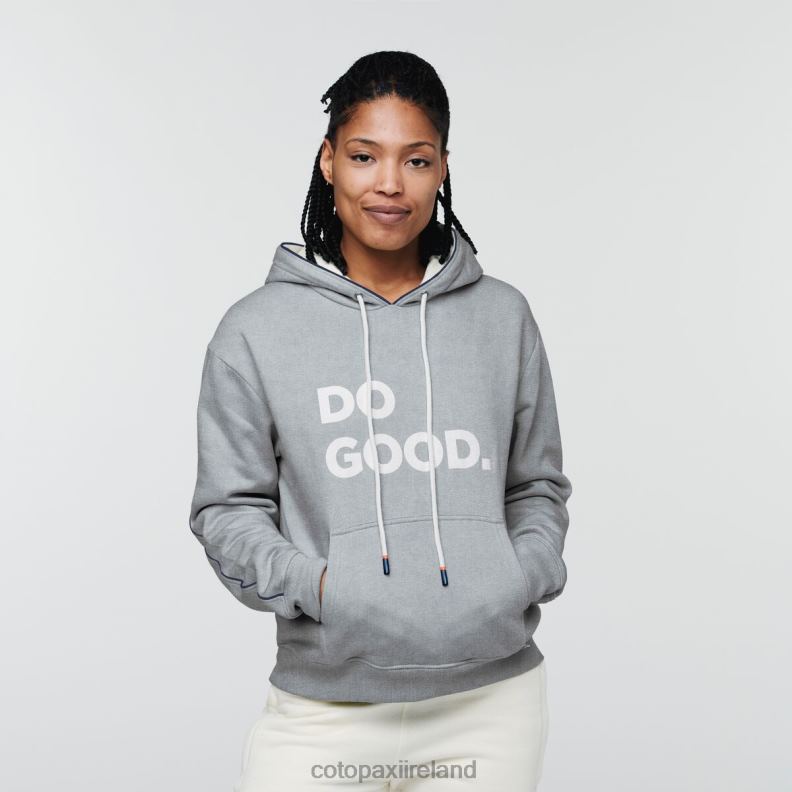 Do Good Hoodie Women Cotopaxi Heather Grey VPHP461 Clothing