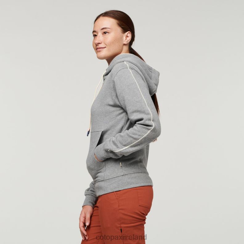 Do Good Organic Full-Zip Hoodie Women Cotopaxi Heather Grey VPHP457 Clothing
