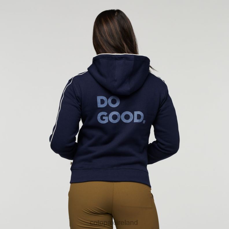 Do Good Organic Full-Zip Hoodie Women Cotopaxi Maritime VPHP458 Clothing