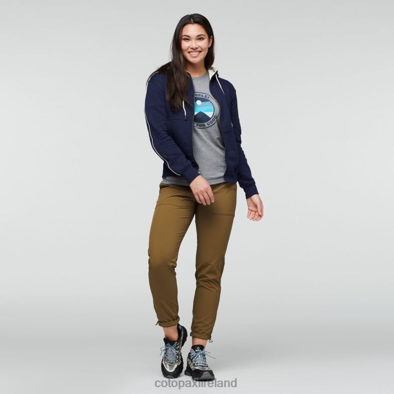 Do Good Organic Full-Zip Hoodie Women Cotopaxi Maritime VPHP458 Clothing