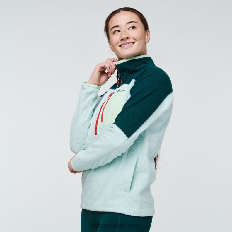 Abrazo Half-Zip Fleece Jacket Women Cotopaxi Deep Ocean/Ice VPHP434 Clothing
