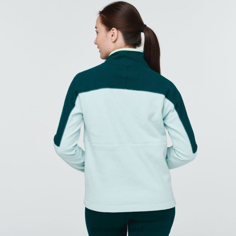 Abrazo Half-Zip Fleece Jacket Women Cotopaxi Deep Ocean/Ice VPHP434 Clothing