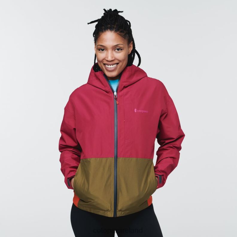 Cielo Rain Jacket Women Cotopaxi Raspberry VPHP410 Clothing