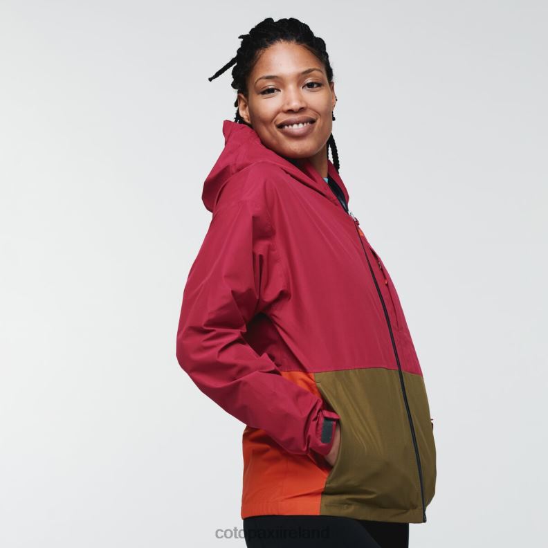 Cielo Rain Jacket Women Cotopaxi Raspberry VPHP410 Clothing