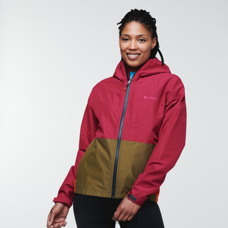 Cielo Rain Jacket Women Cotopaxi Raspberry VPHP410 Clothing