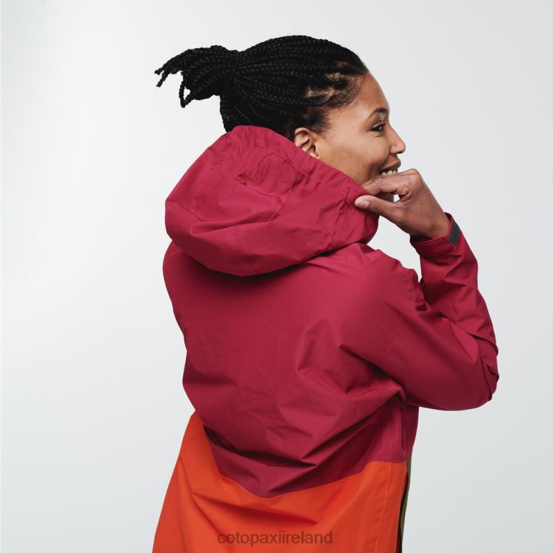 Cielo Rain Jacket Women Cotopaxi Raspberry VPHP410 Clothing
