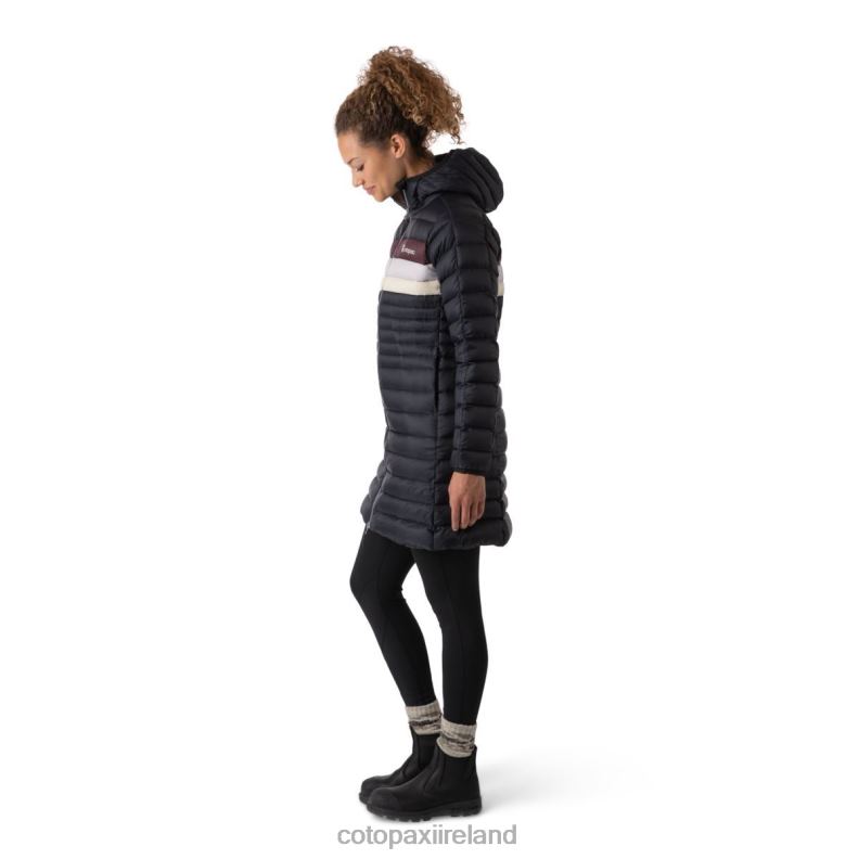 Fuego Down Parka Women Cotopaxi Black Stripes VPHP427 Clothing