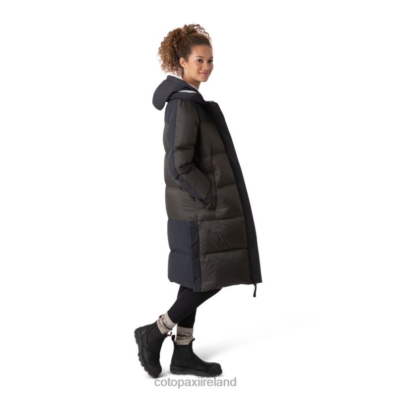 Solazo Down Parka Women Cotopaxi Black/Iron VPHP428 Clothing