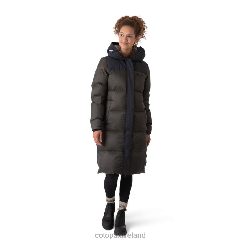 Solazo Down Parka Women Cotopaxi Black/Iron VPHP428 Clothing