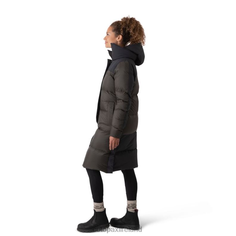 Solazo Down Parka Women Cotopaxi Black/Iron VPHP428 Clothing