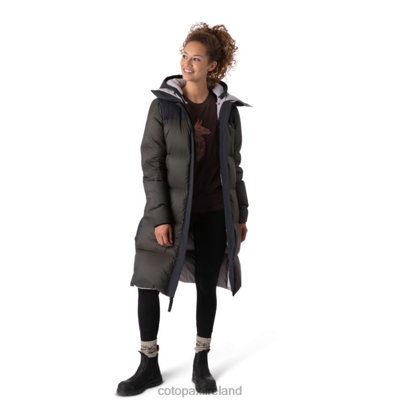 Solazo Down Parka Women Cotopaxi Black/Iron VPHP428 Clothing