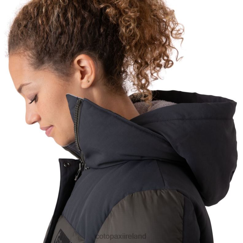 Solazo Down Parka Women Cotopaxi Black/Iron VPHP428 Clothing