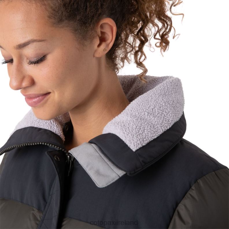 Solazo Down Parka Women Cotopaxi Black/Iron VPHP428 Clothing