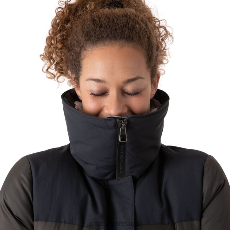 Solazo Down Parka Women Cotopaxi Black/Iron VPHP428 Clothing