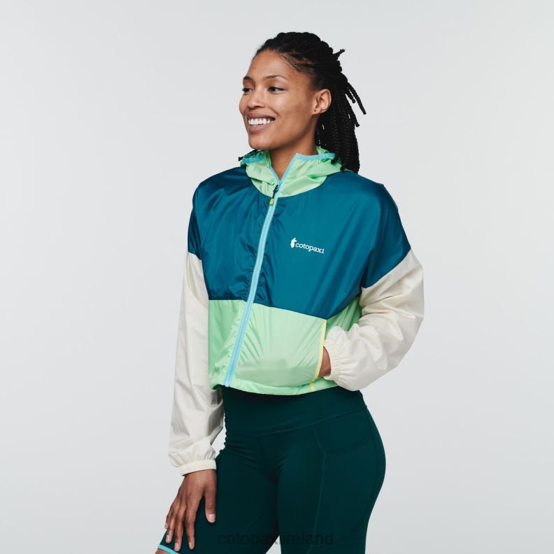 Teca Crop Jacket Women Cotopaxi Clear Eyes VPHP414 Clothing