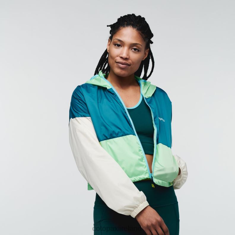 Teca Crop Jacket Women Cotopaxi Clear Eyes VPHP414 Clothing